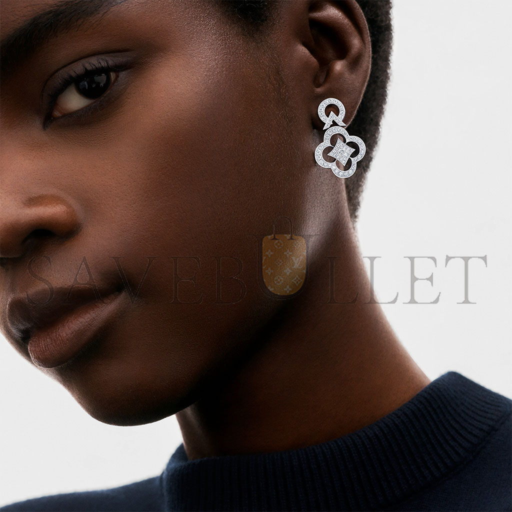 l**is v*t*n les ardentes earrings, white gold and Di*m*nds q96819